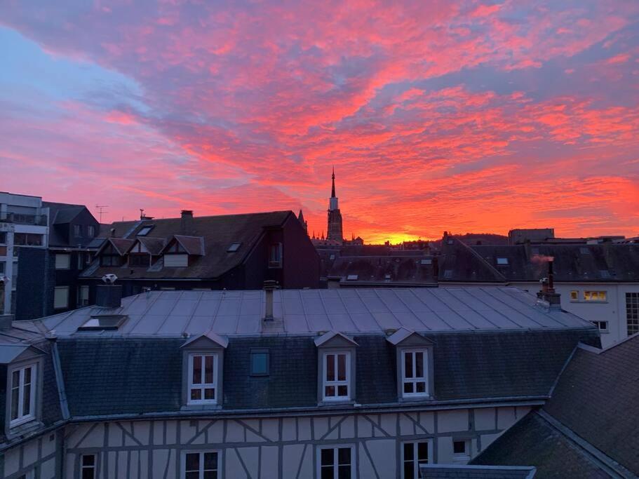 Le Henri IV - Vue Cathedrale, Parking Apartment รูออง ภายนอก รูปภาพ