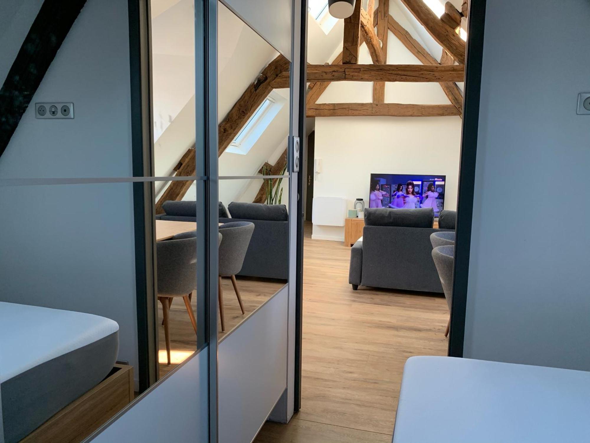 Le Henri IV - Vue Cathedrale, Parking Apartment รูออง ภายนอก รูปภาพ